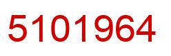 Número 5101964 imagen rojo