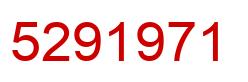 Número 5291971 imagen rojo
