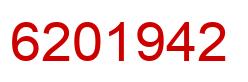 Number 6201942 red image