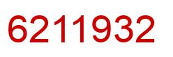 Número 6211932 imagen rojo