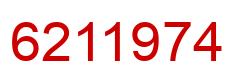Number 6211974 red image