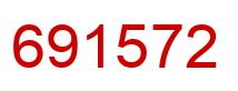 Number 691572 red image