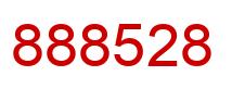 Number 888528 red image