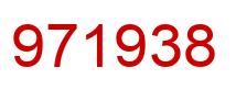 Número 971938 imagen rojo