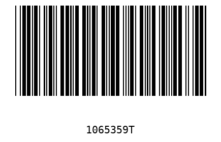 Bar code 1065359