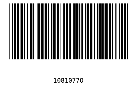 Bar code 1081077