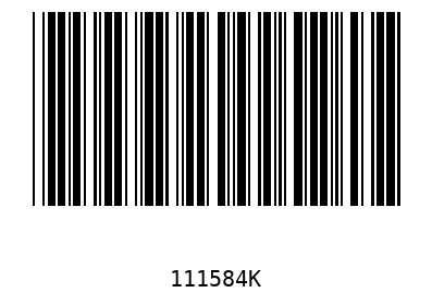 Barra Código 111584