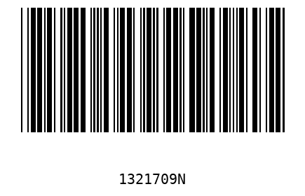 Bar code 1321709