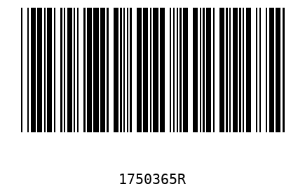Barra Código 1750365
