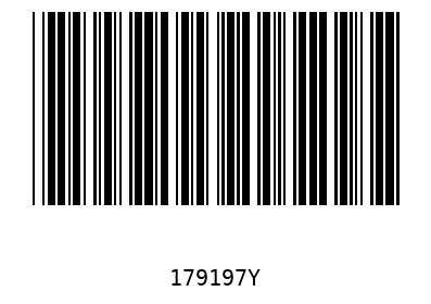 Bar code 179197