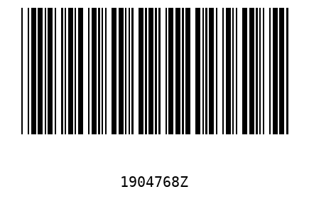 Bar code 1904768
