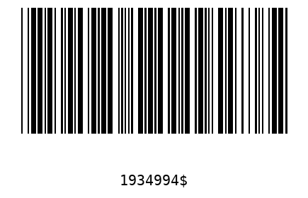 Barra Código 1934994