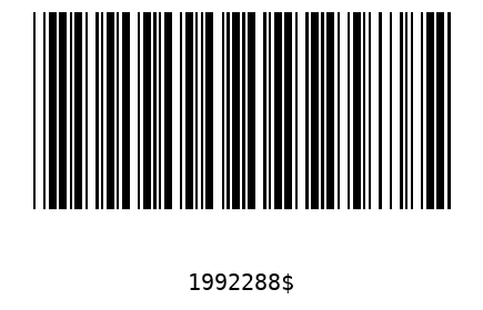 Barra Código 1992288
