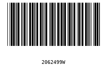 Bar code 2062499