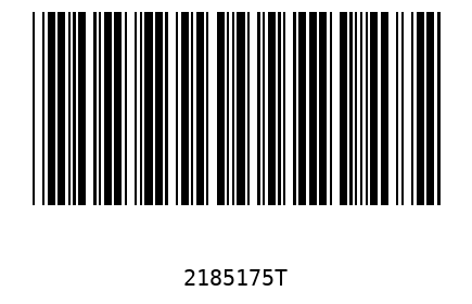 Bar code 2185175