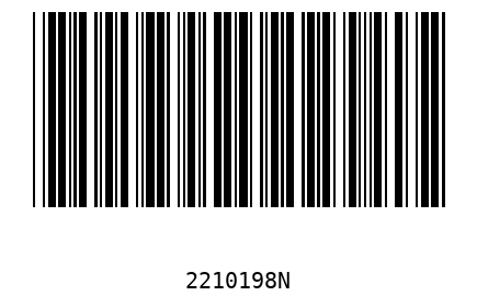 Bar code 2210198