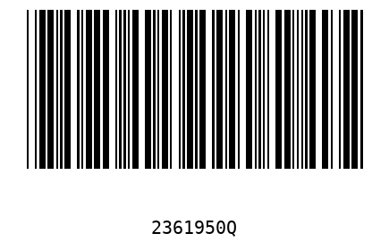 Bar code 2361950