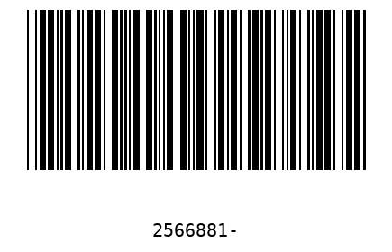 Bar code 2566881