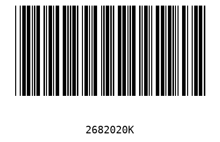 Bar code 2682020