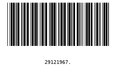 Bar code 29121967