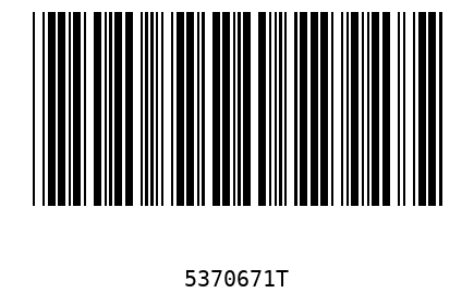 Bar code 5370671