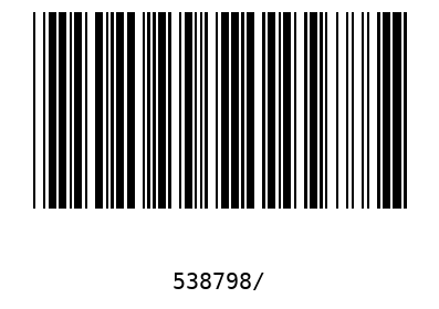Bar code 538798