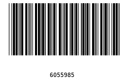 Bar code 6055985