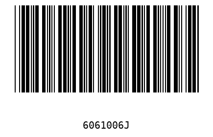 Bar code 6061006