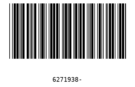 Bar code 6271938