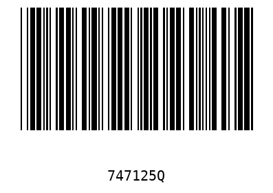 Bar code 747125