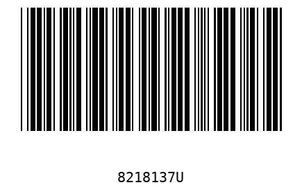 Bar code 8218137