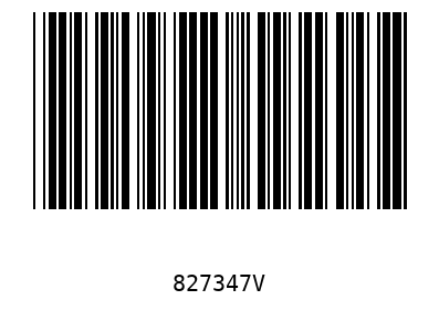 Bar code 827347
