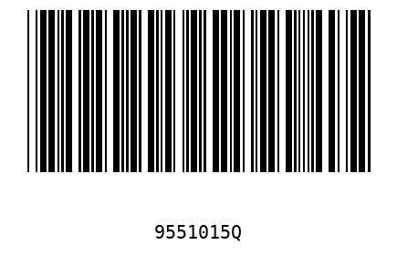 Bar code 9551015