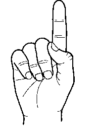 Lenguaje de señas para número 18243