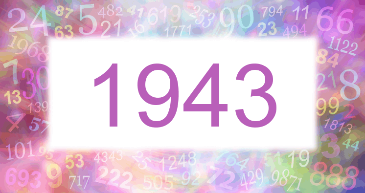 Sueños con número 1943 imagen lila