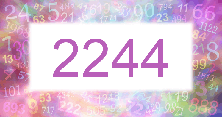 Dreams about number 2244