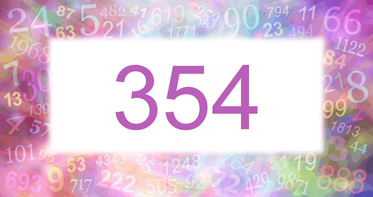 Dreams about number 354