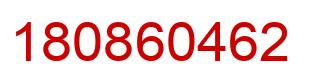 Number 180860462 red image