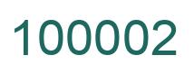 Número 100002 imagen verde