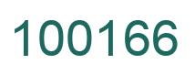Number 100166 green image