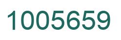 Number 1005659 green image
