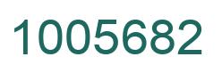 Number 1005682 green image