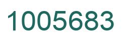 Number 1005683 green image