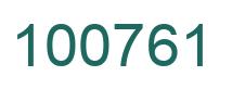 Número 100761 imagen verde