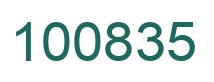 Número 100835 imagen verde