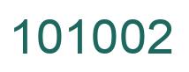 Número 101002 imagen verde