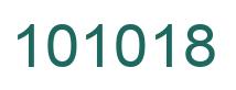 Número 101018 imagen verde
