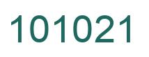 Número 101021 imagen verde