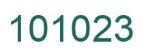Número 101023 imagen verde