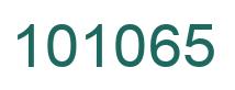 Número 101065 imagen verde